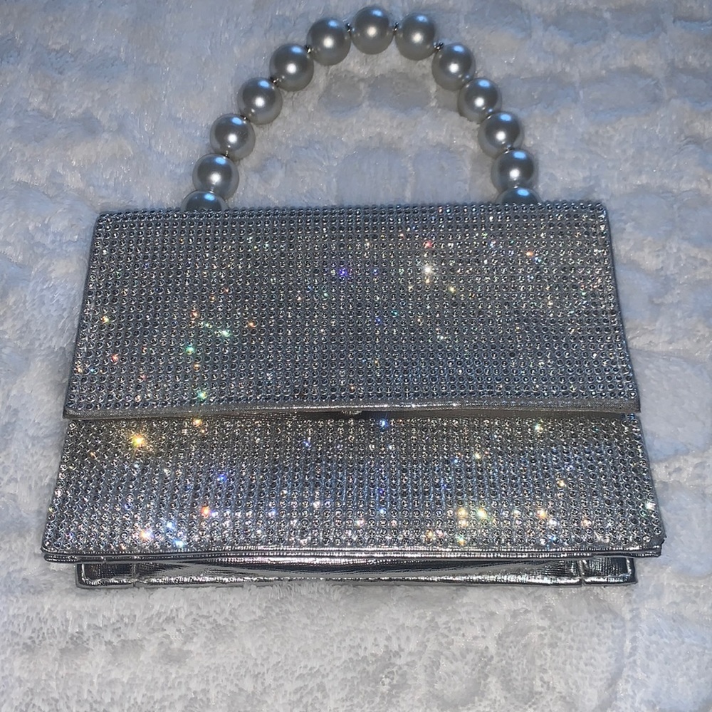 Shine pearl/diamond Handbag